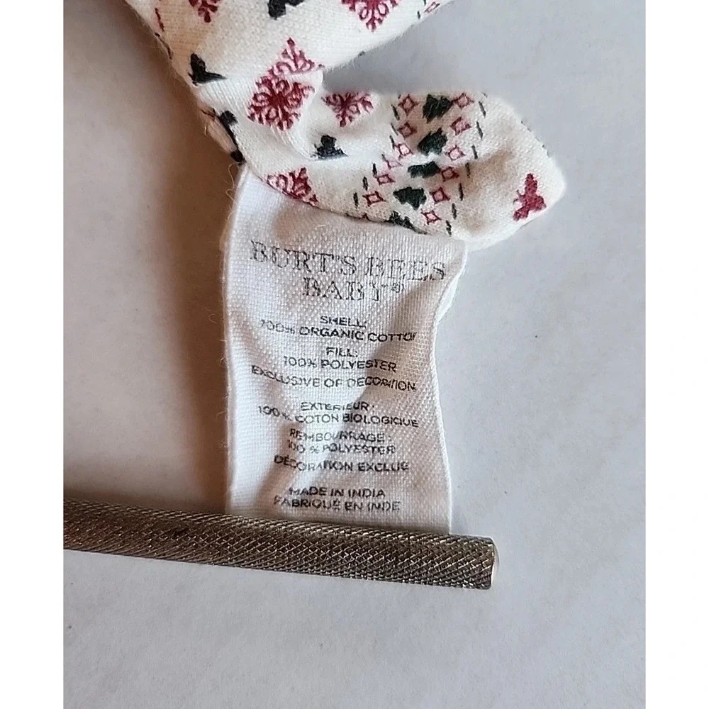Burts Bees Reversible Hoodie Kids 3-6 Months Red Stripe Snap Winter Cozy Eco